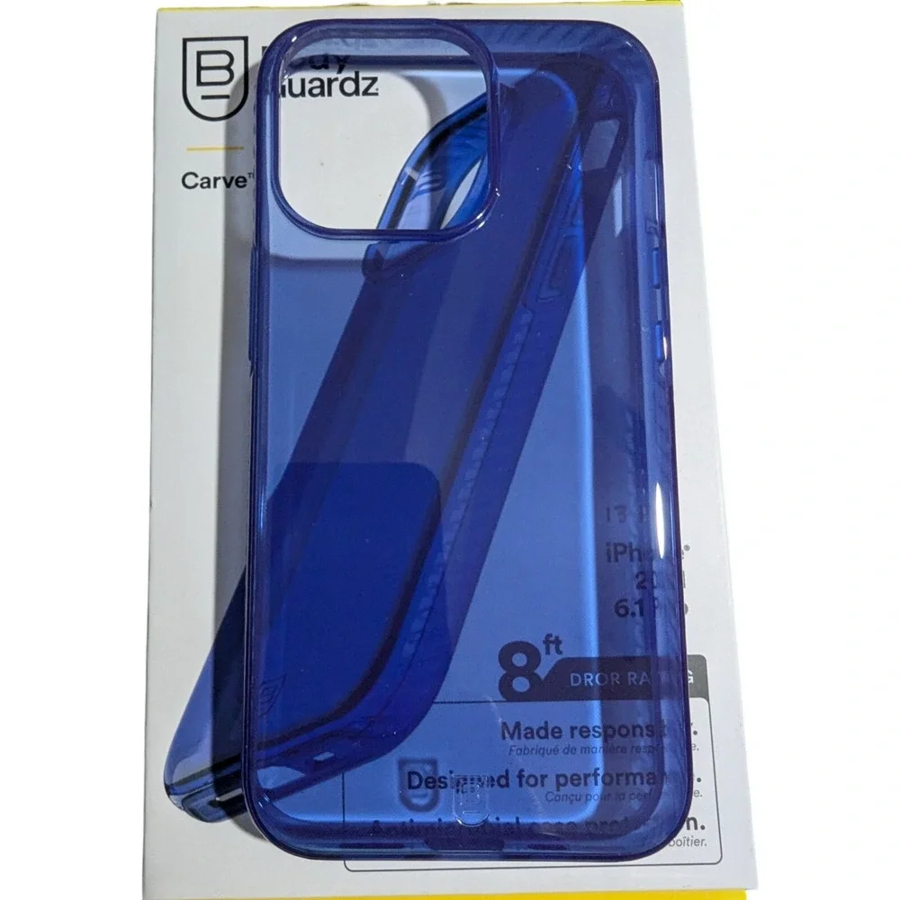 L6. BodyGuardz Carve Case Apple iPhone 13 Pro (2021 6.1 Pro) In‎ Classic Blue